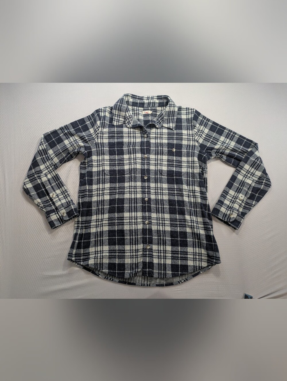Faherty Men's Legend Sweater Shirt Flannel Plaid Size M Soft Casual